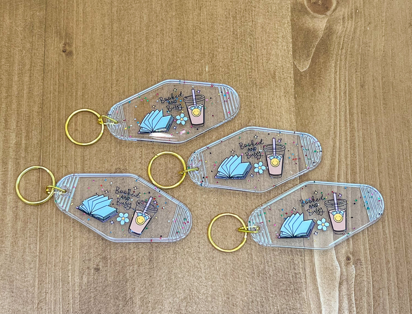 Motel keychain