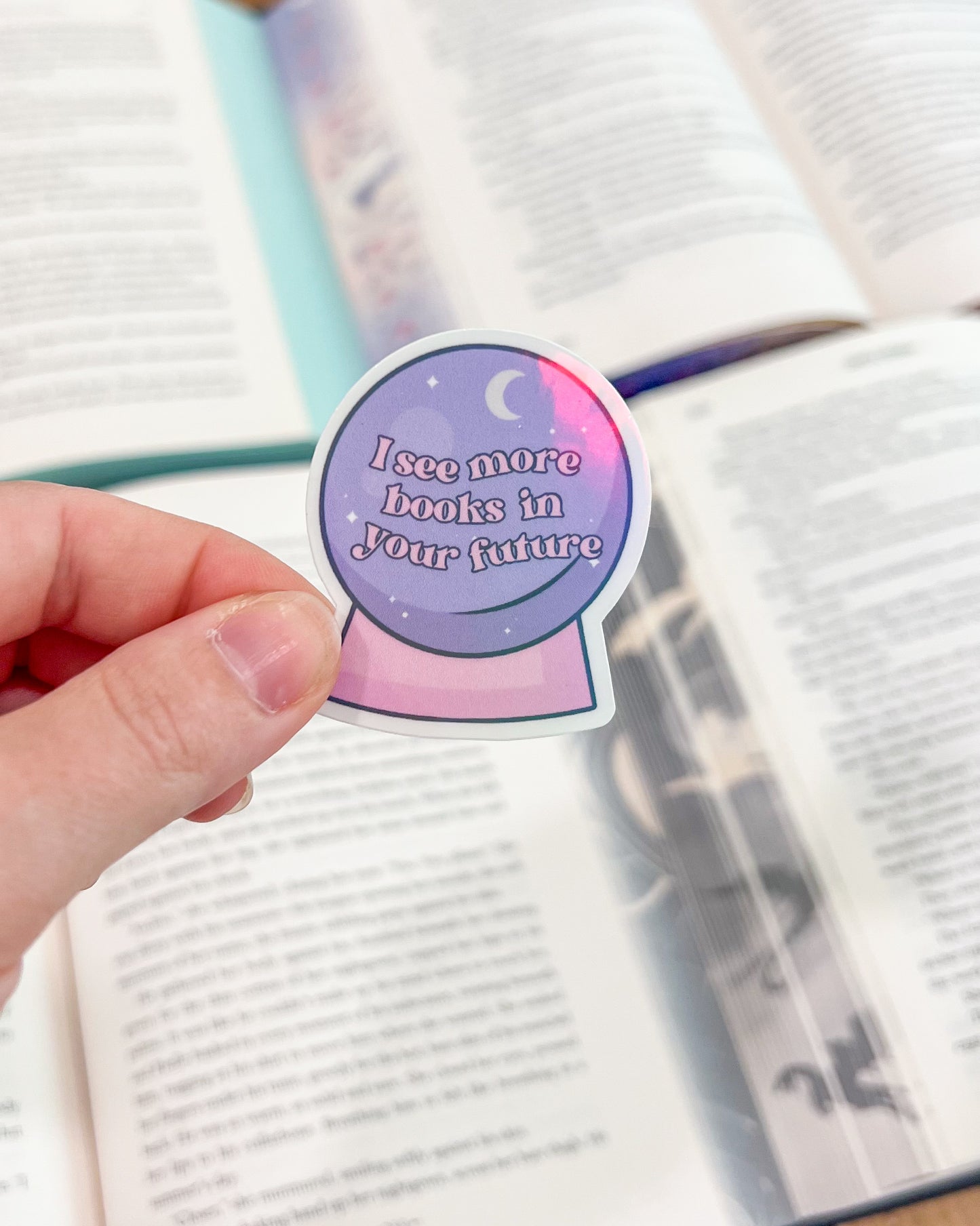I see more books sticker