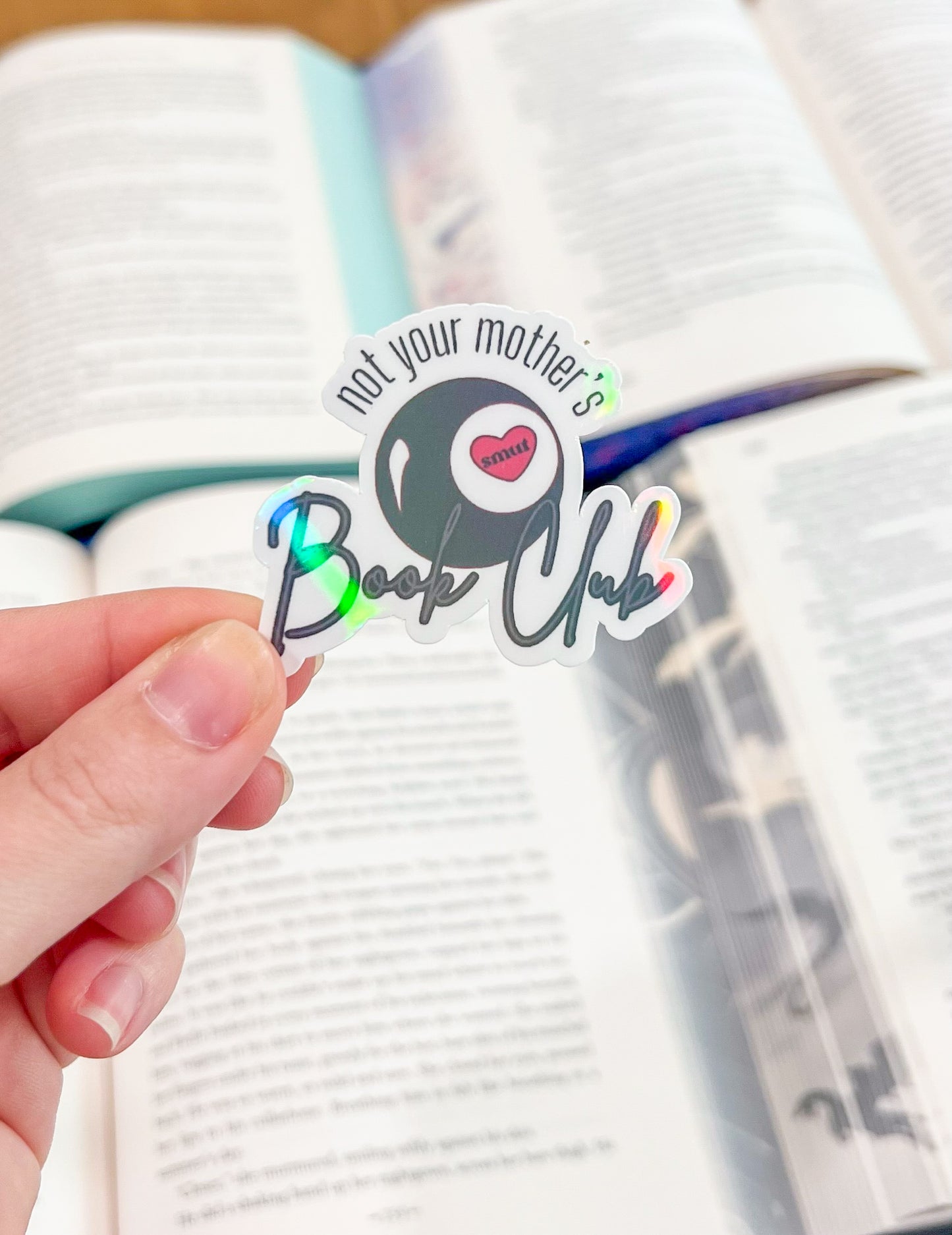 Not your mothers book club sticker