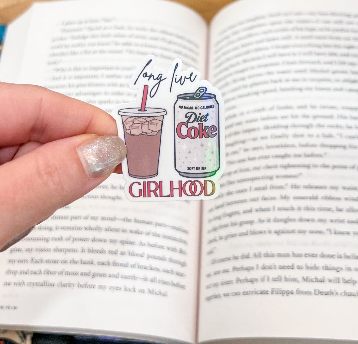 Long live girlhood sticker