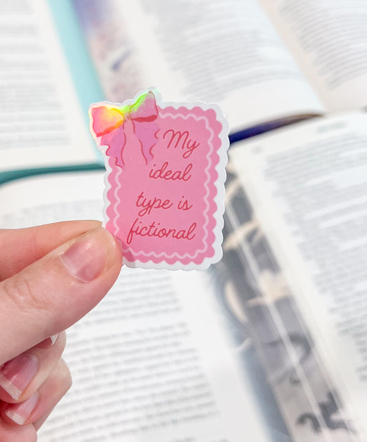 My ideal type sticker
