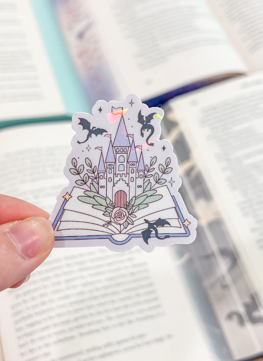 Fantasy book sticker