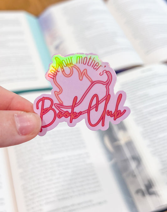 Not your mothers book club sticker