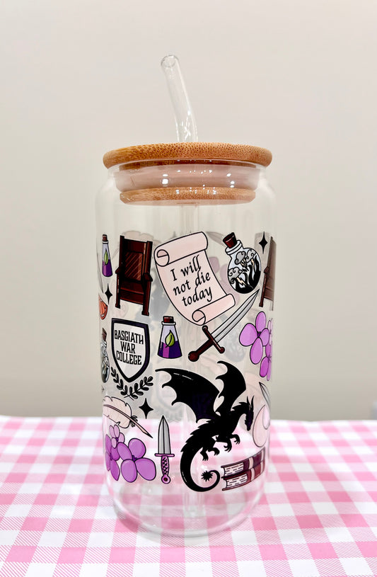 Fourth Wing Glass Cup