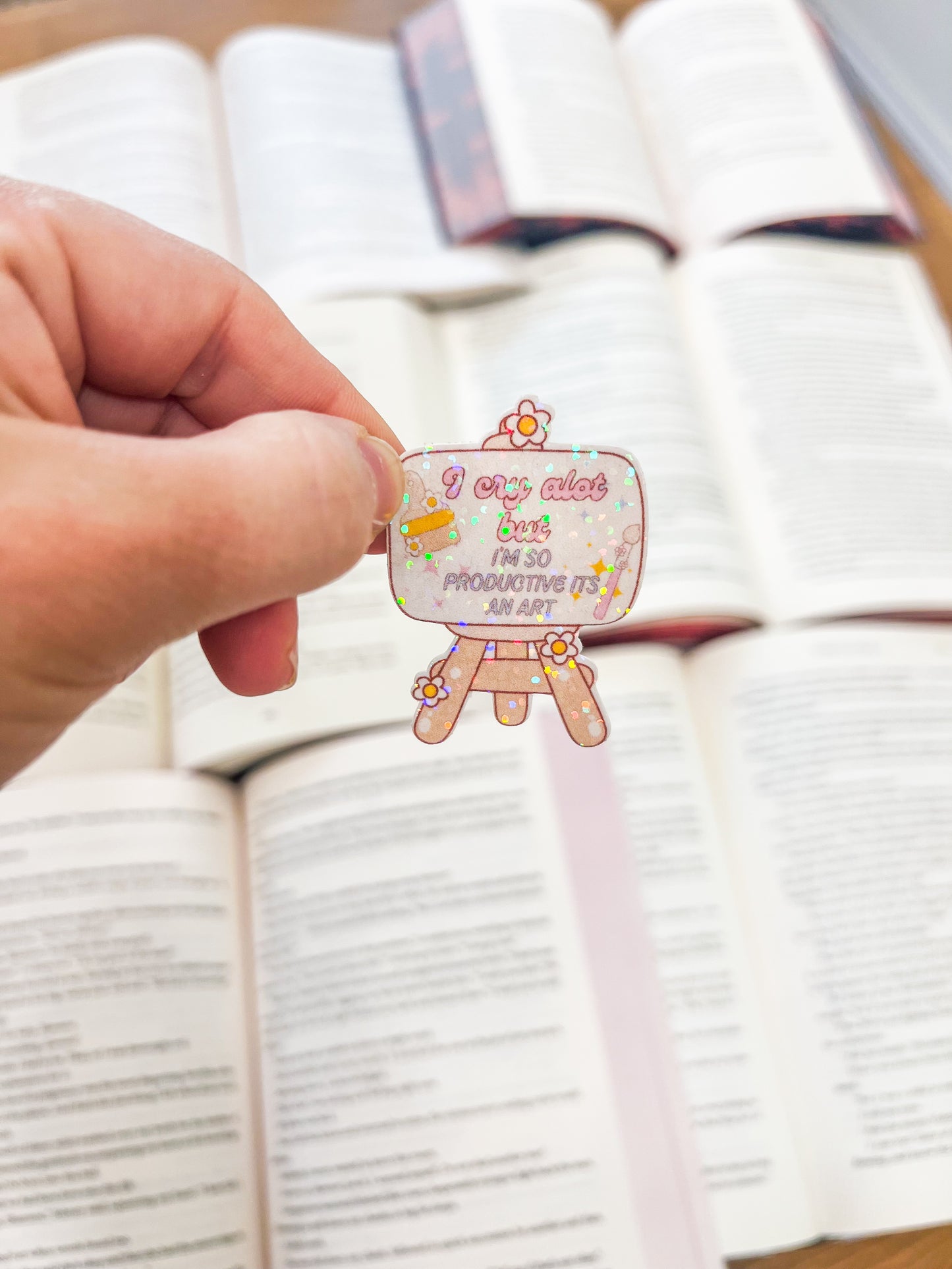 I cry a lot sticker