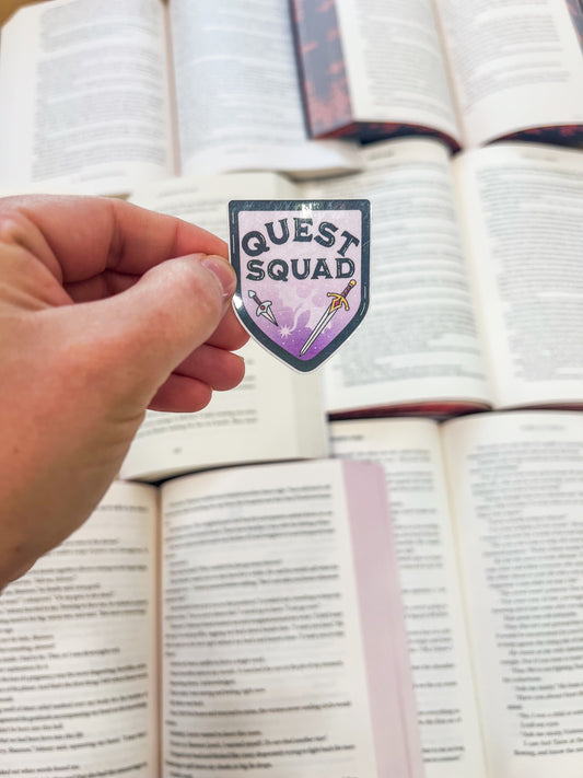 Quest Squad sticker