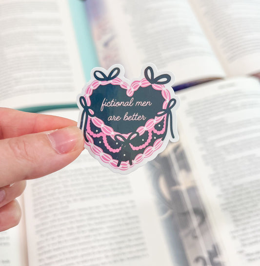 Fictional men sticker