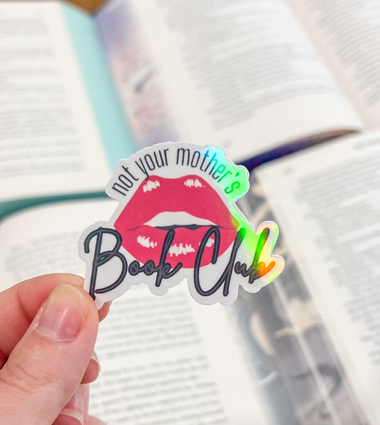 Not your mothers book club sticker