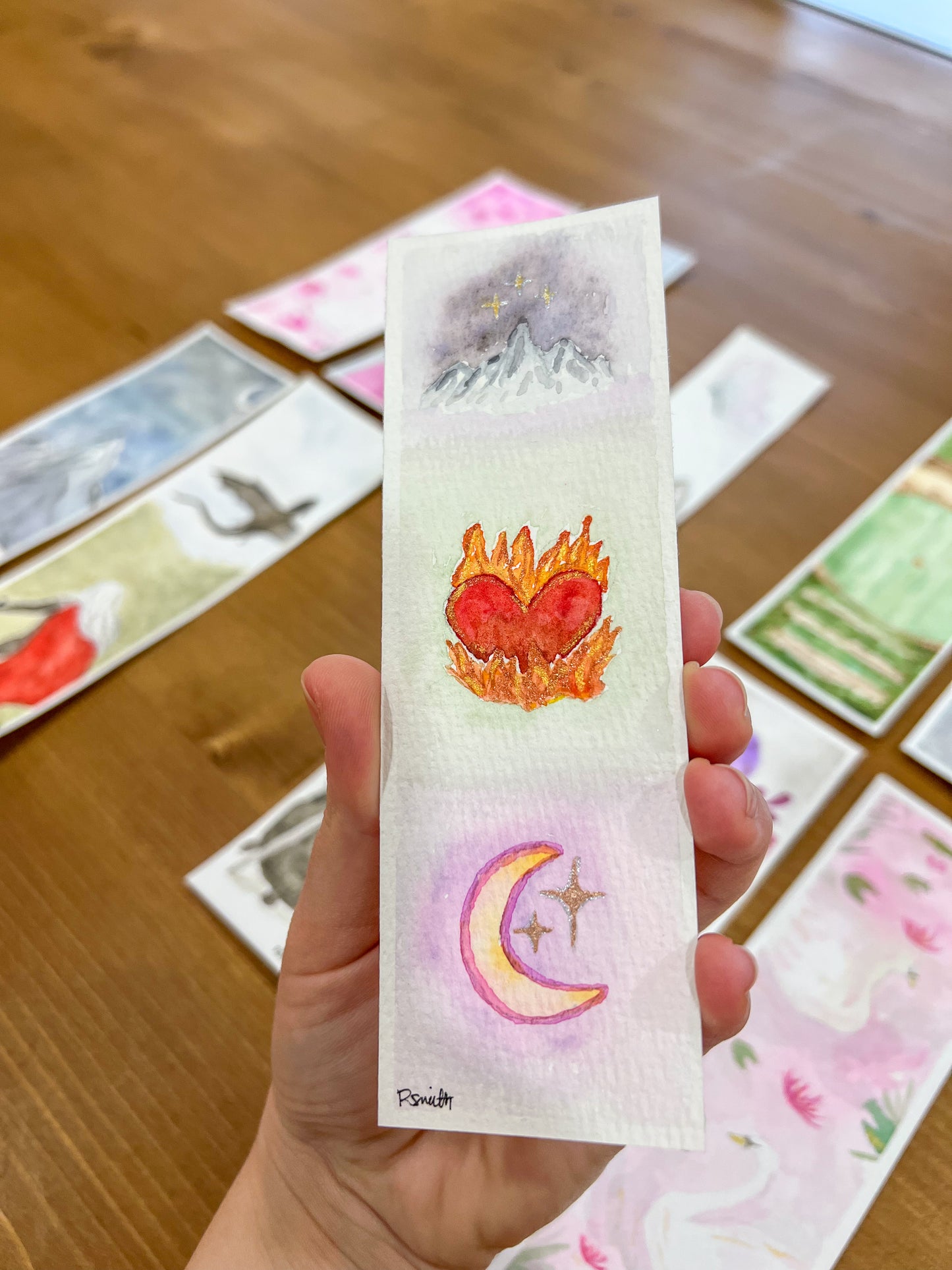 Hand Painted Bookmark