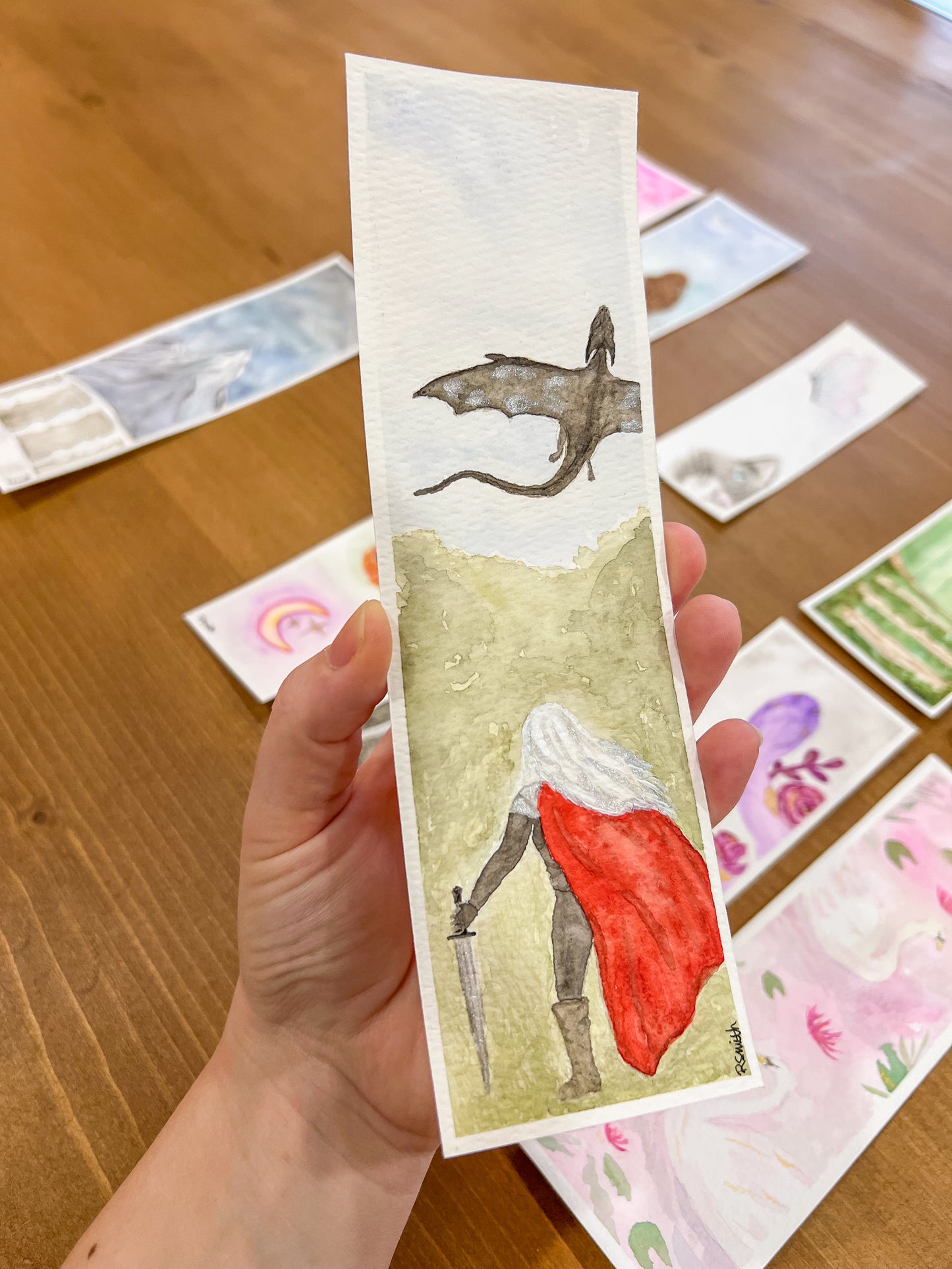 Hand Painted Bookmark