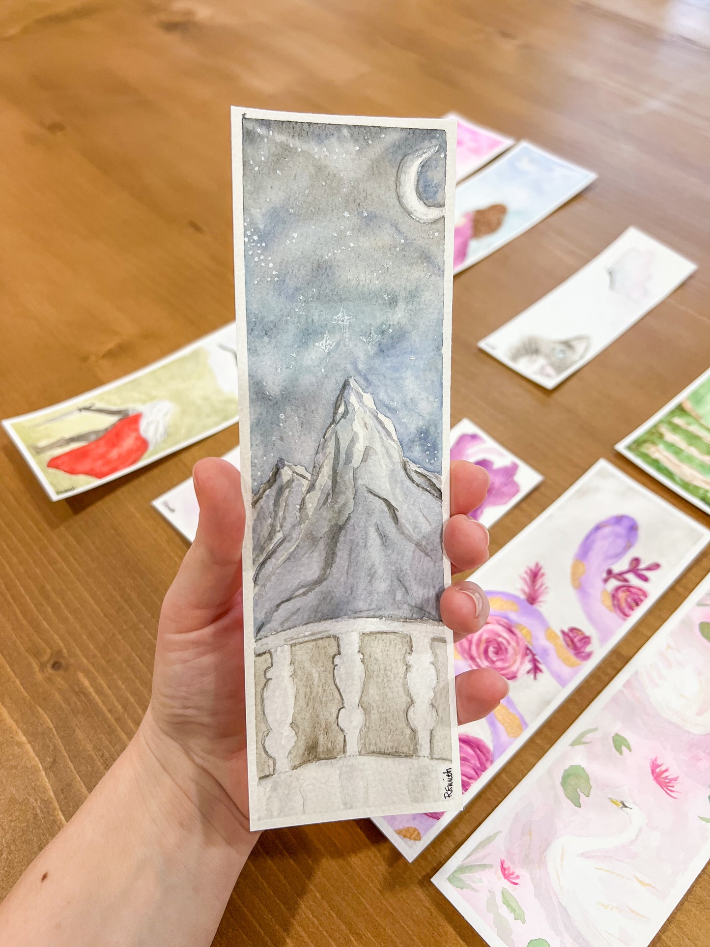 Hand Painted Bookmark