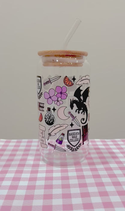 Fourth Wing Glass Cup